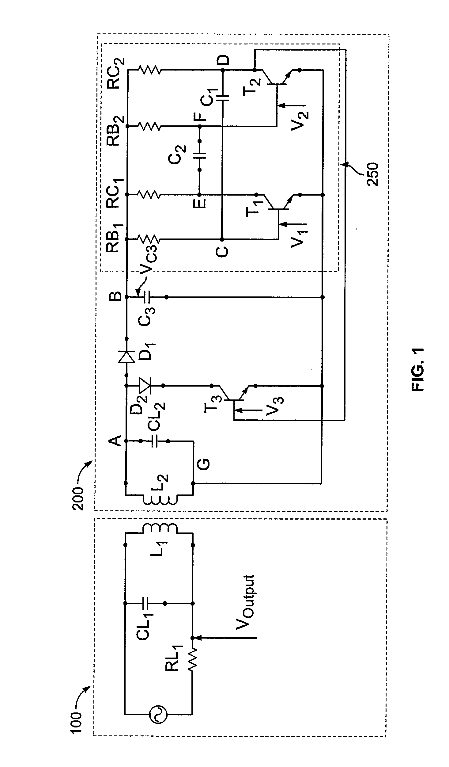 Circuit and method for contact-less transmission