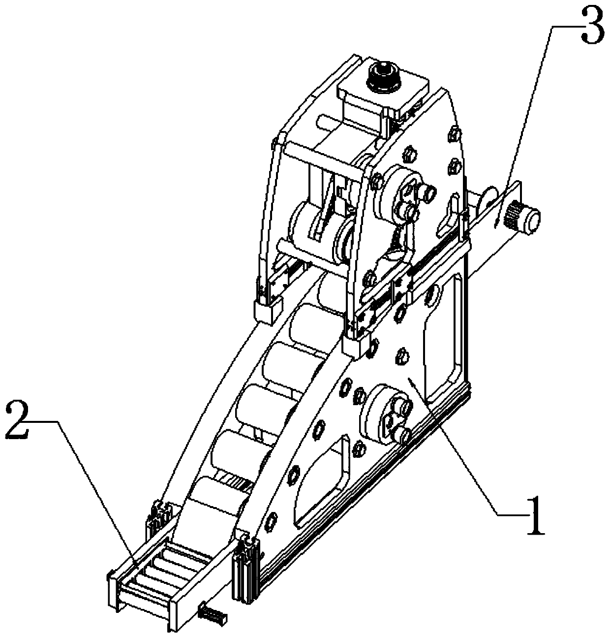 Rolling-pressing device for heat preservation film production and operation method thereof