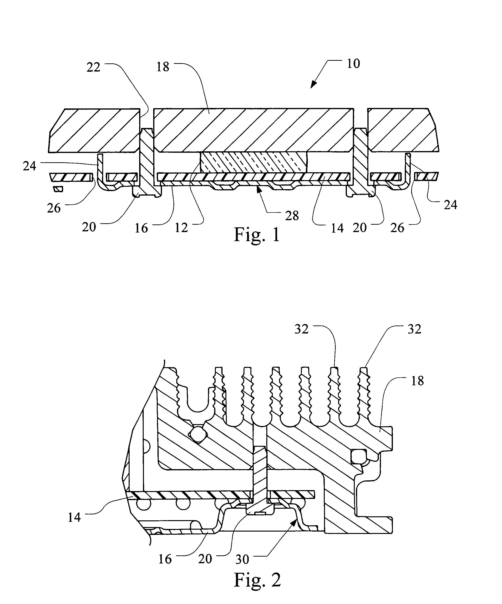 System for clamping heat sink