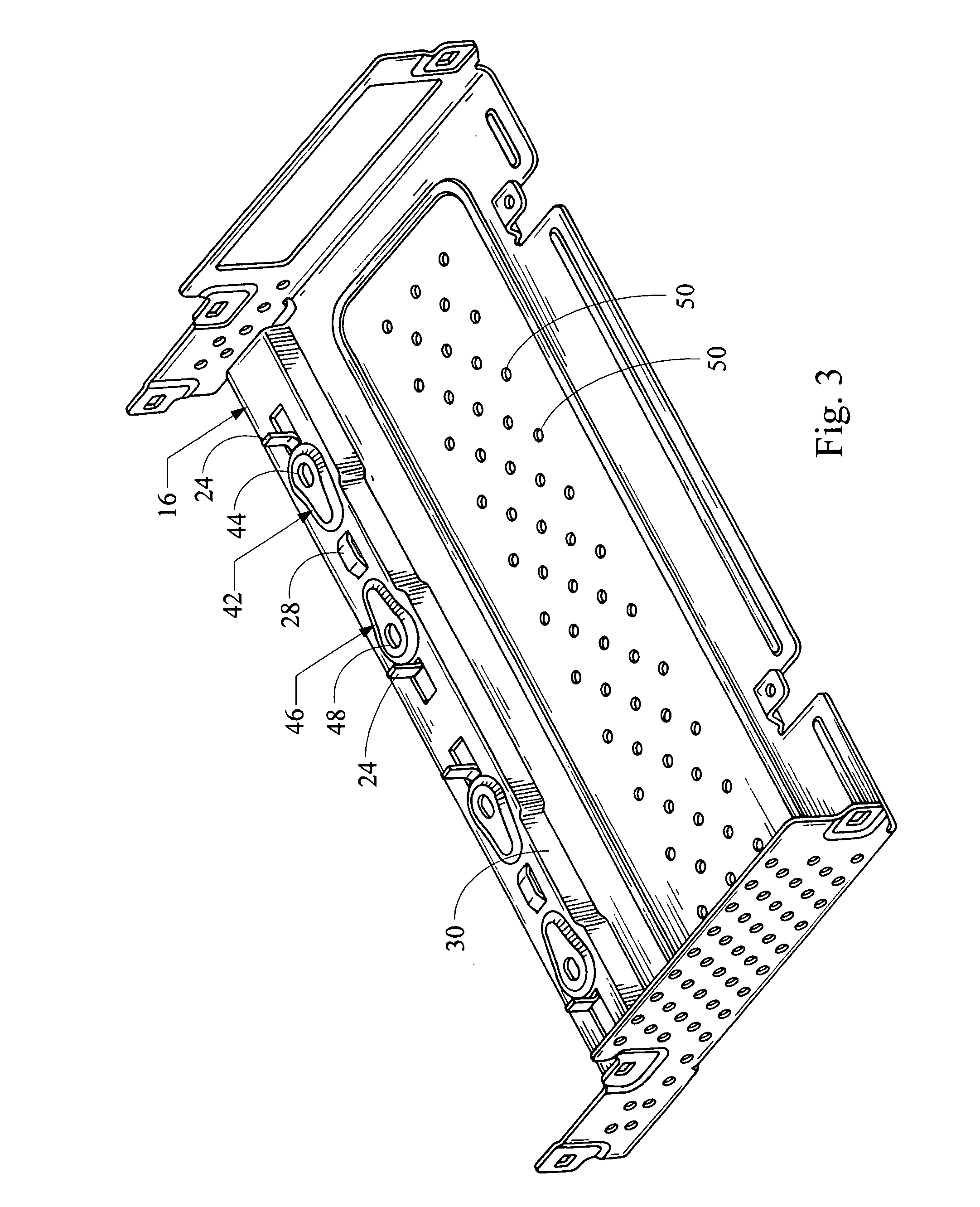 System for clamping heat sink