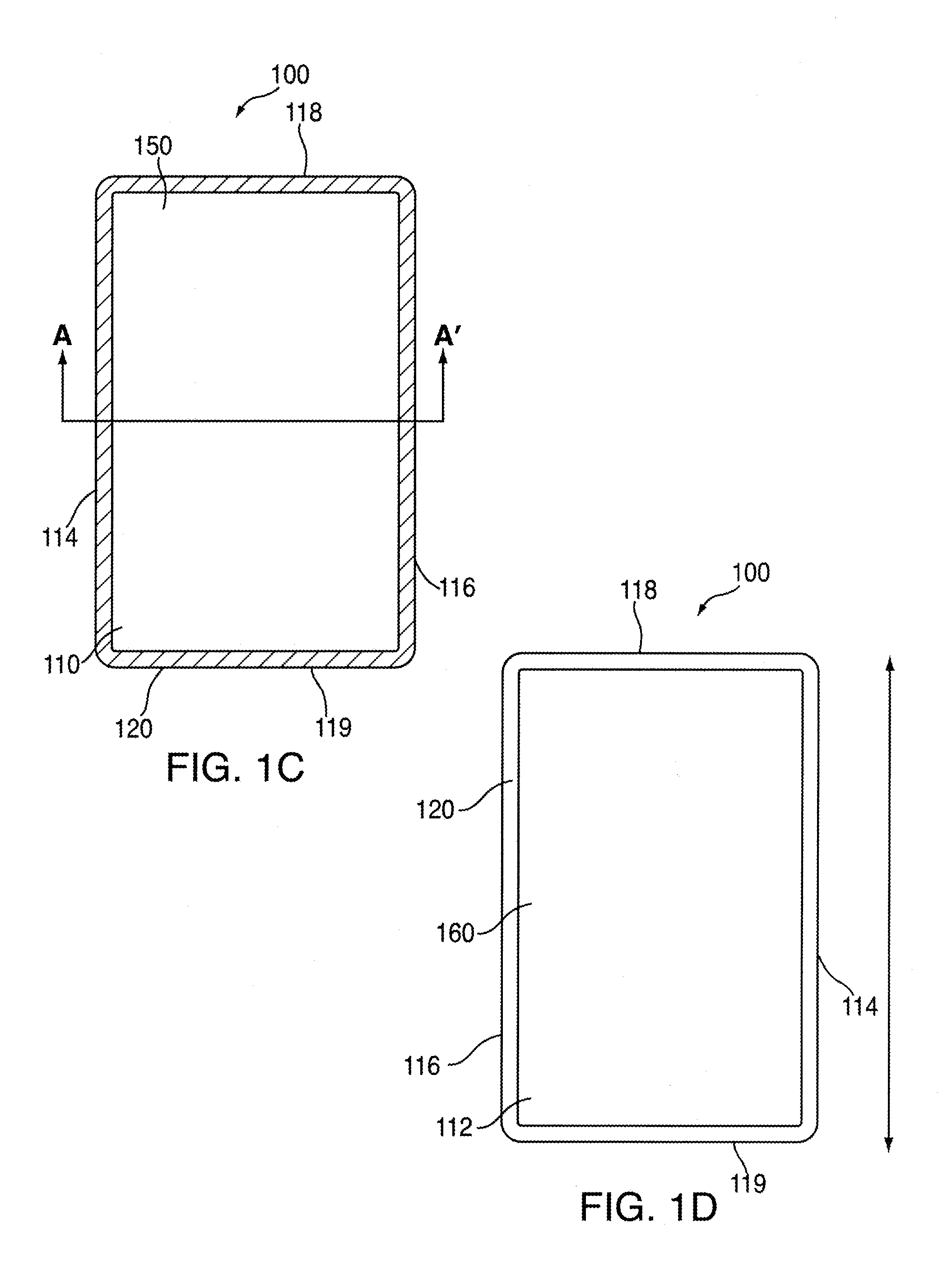 Portable Electronic Device Housing with Outer Glass Surfaces