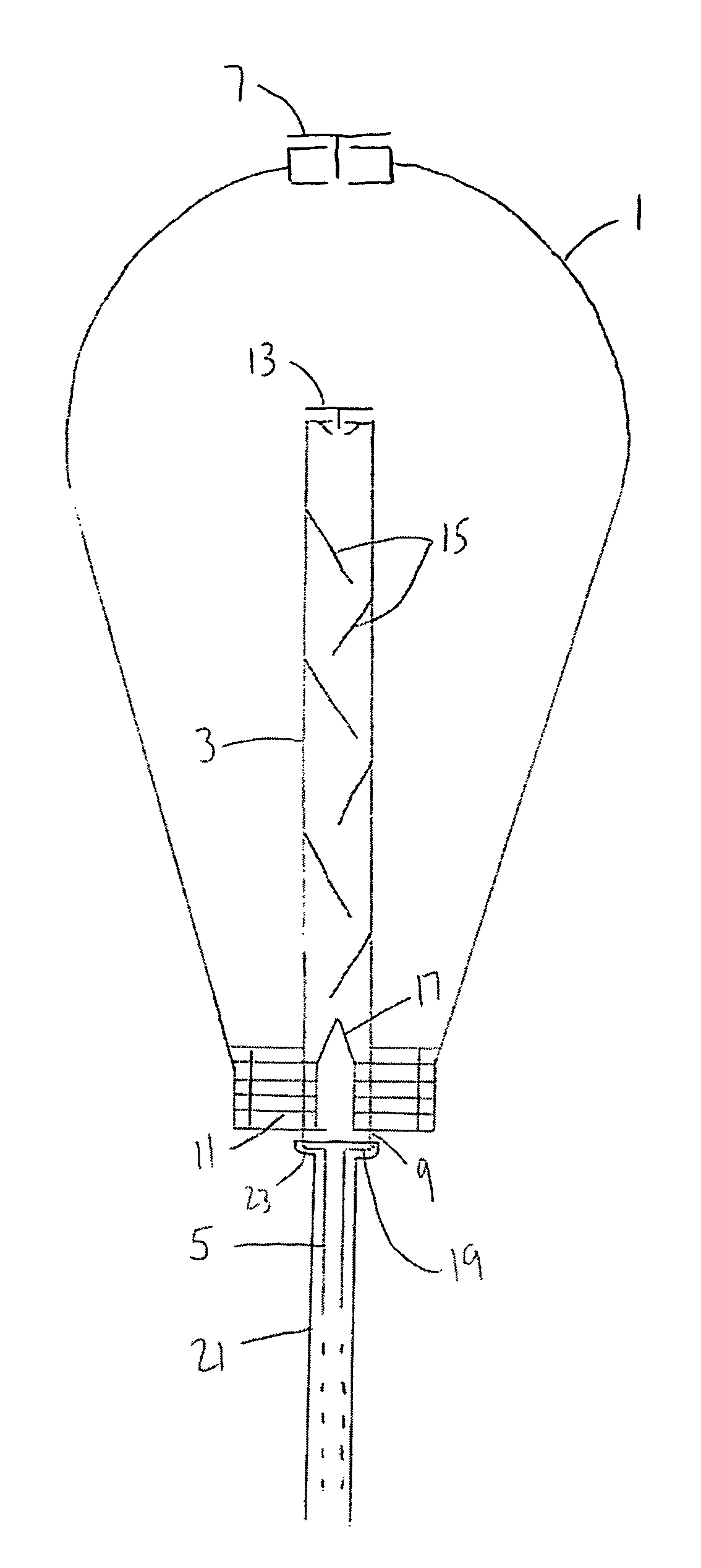 Hand powered suction device with mucus trap and suction catheter for tracheostomy tubes