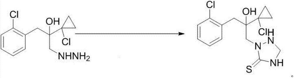 Preparation method of prothioconazole intermediate