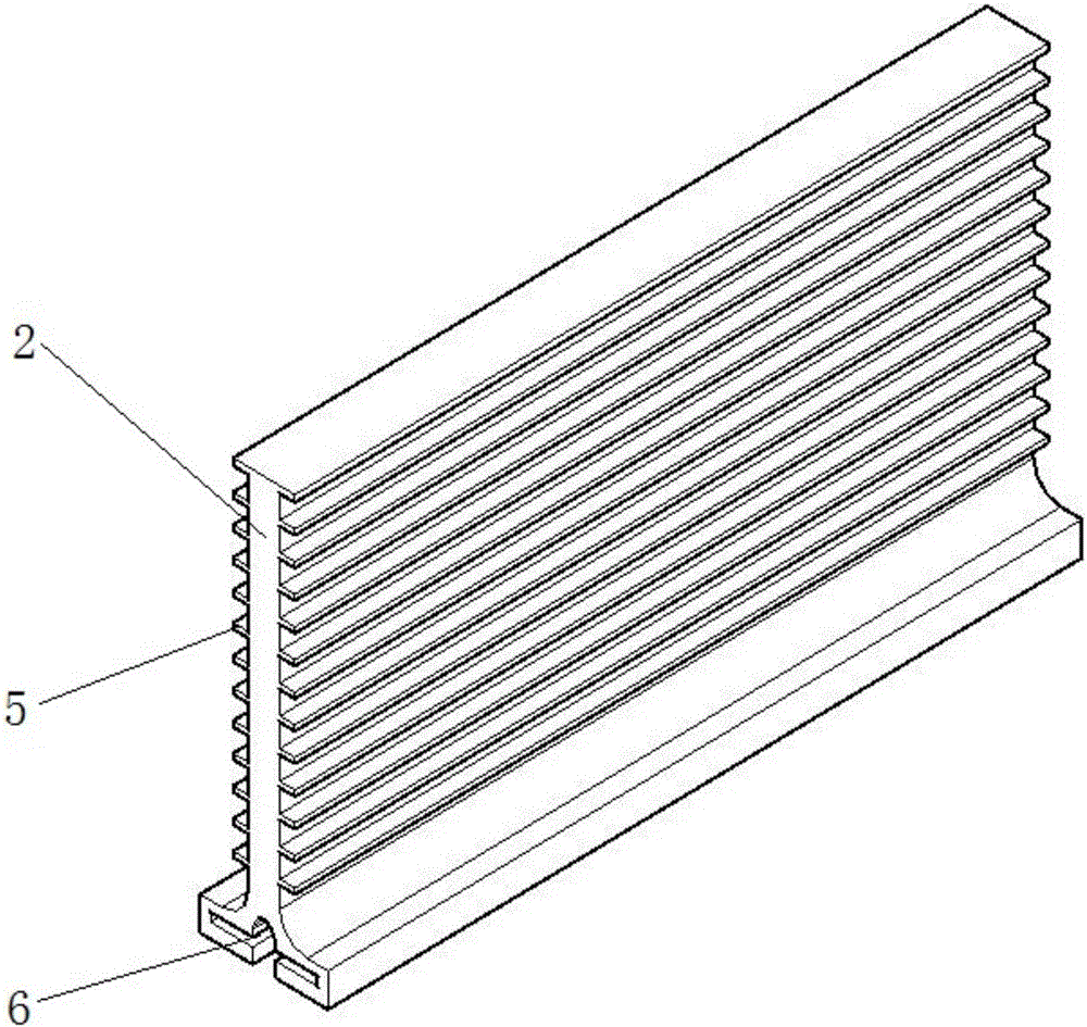 Plug-in type efficient heat conduction and heat radiation device