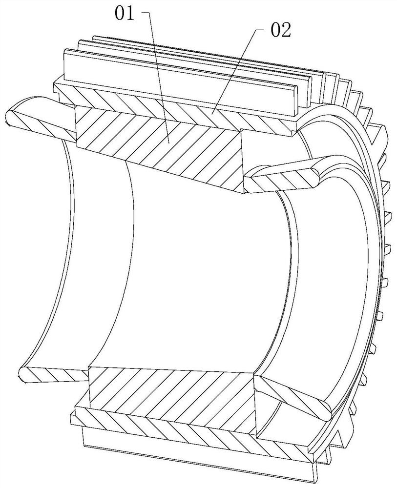 Tooling for processing conical motor casings