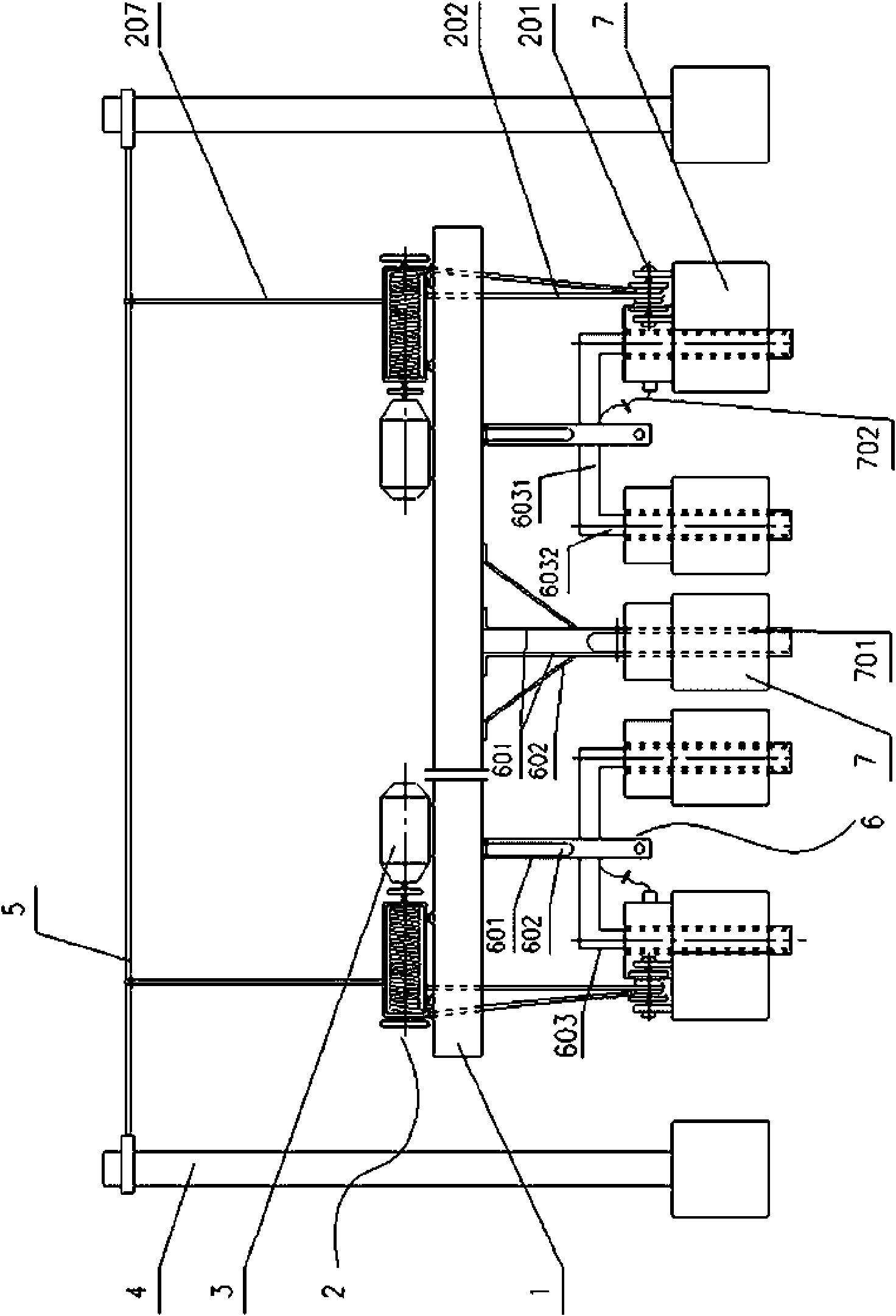 Large-scale energy-accumulating floating type wave power-generating device