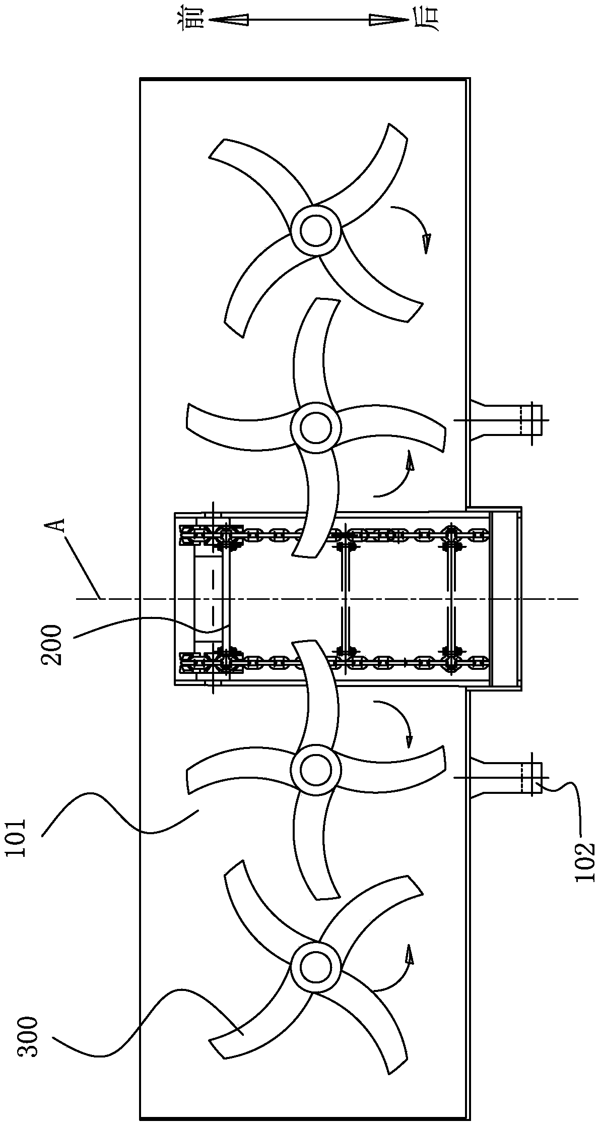 Cantilever-type heading machine