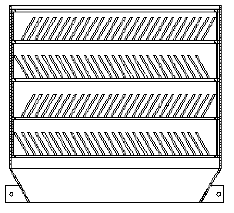 Dispersion liquid film type absorption tower used for organochlorosilane concentrated acid hydrolysis