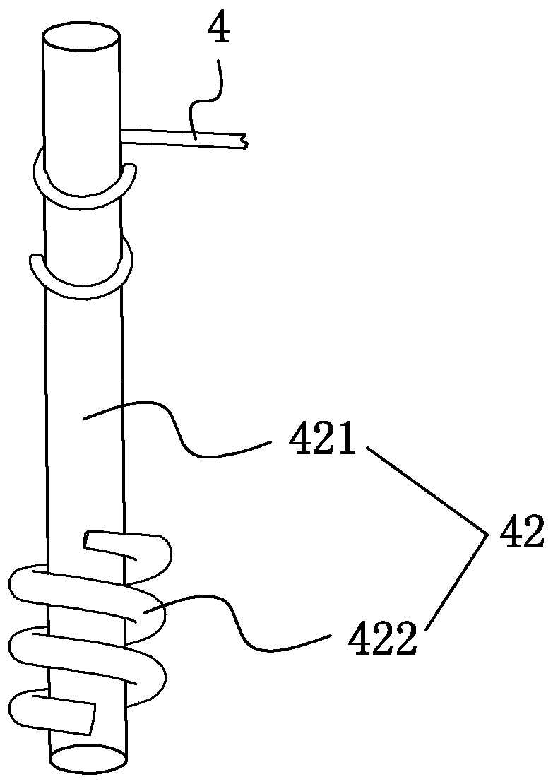 A water leakage detection line and a water leakage detection system using the same