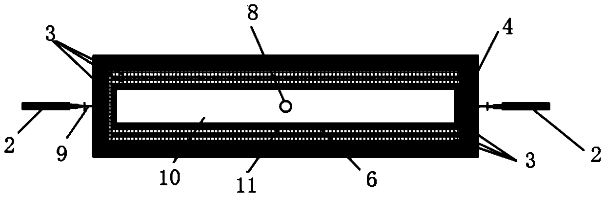 Concrete self-shrinkage deformation and thermal expansion coefficient measuring device and measuring method