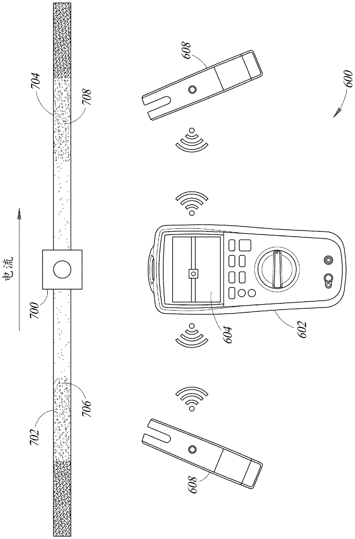 Thermal non-contact voltage and non-contact current devices