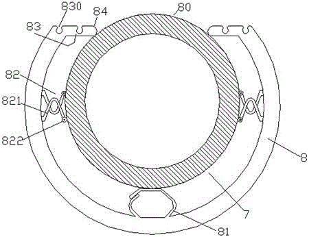 Pipeline protective cover device high in protection performance and installation method thereof