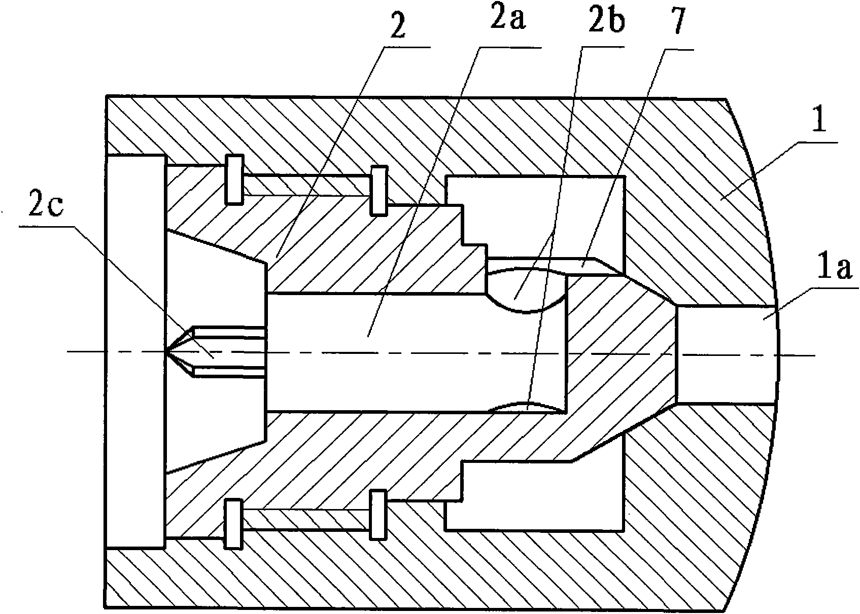 Adjustable water nozzle for oilfield water injection and water distributor with same