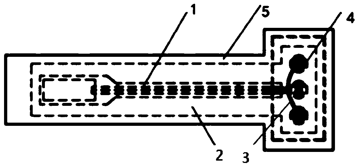 Sensor packaging structure capable of implanting clothes, packaging method of sensor packaging structure and intelligent clothing