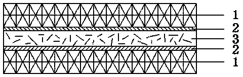 Fiber-reinforced copper graphite heat dissipation film and preparation method