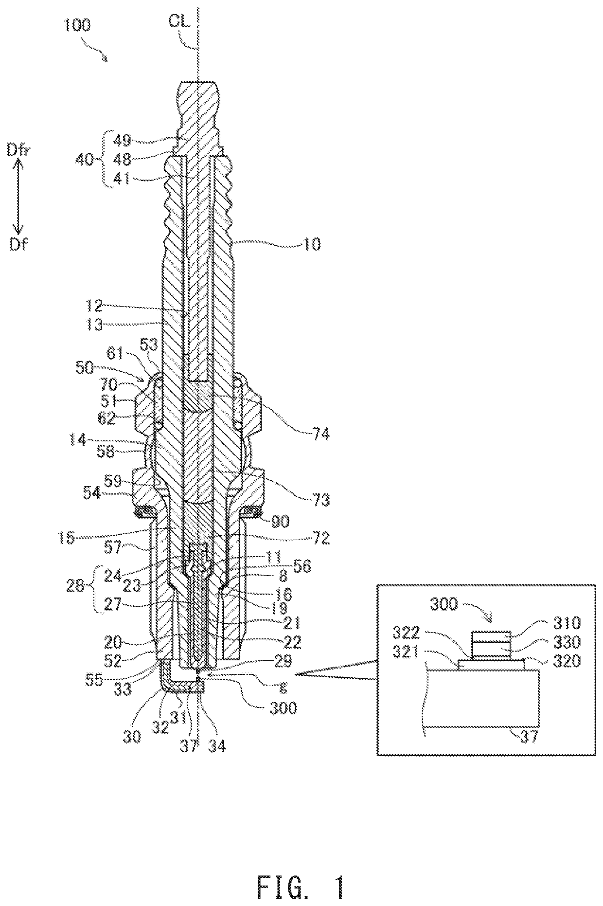 Spark plug production method