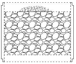 Method for determining anti-clogging performance of porous asphalt mixture