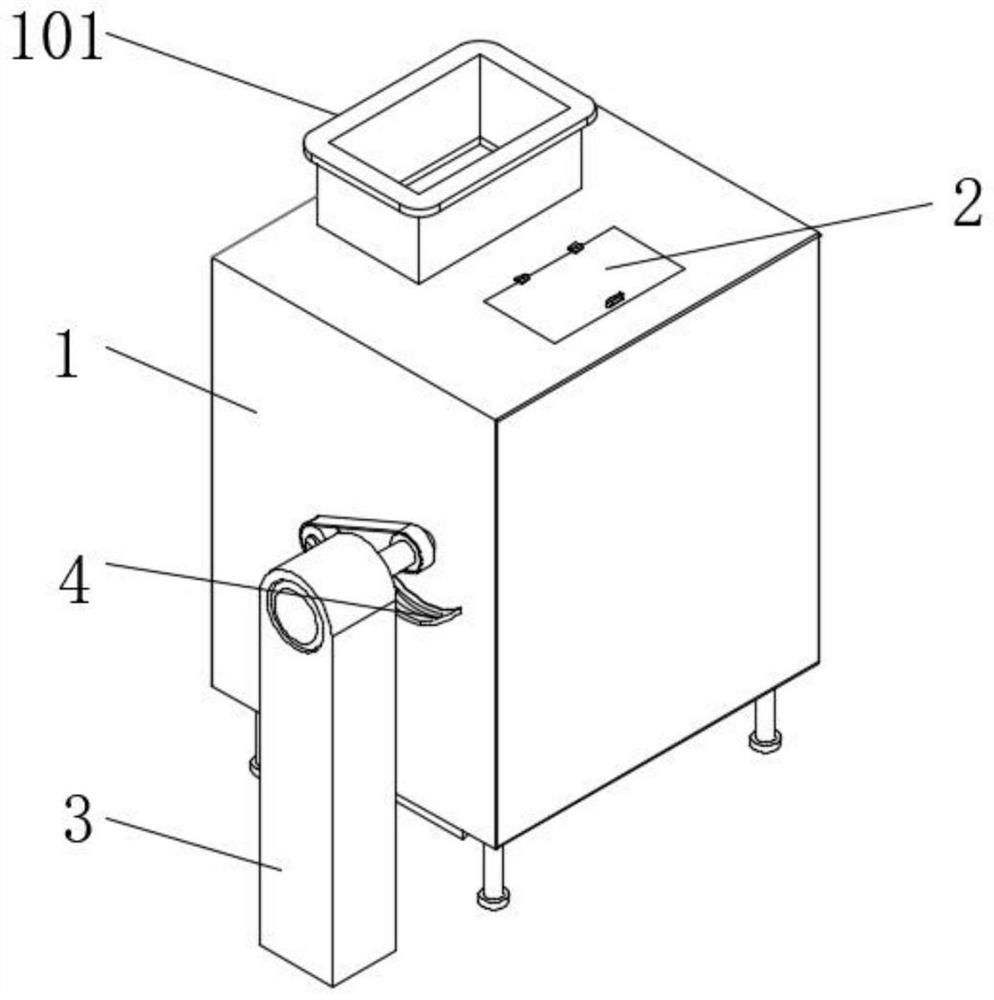 Filtering device for producing emulsifier by using food protein as raw material