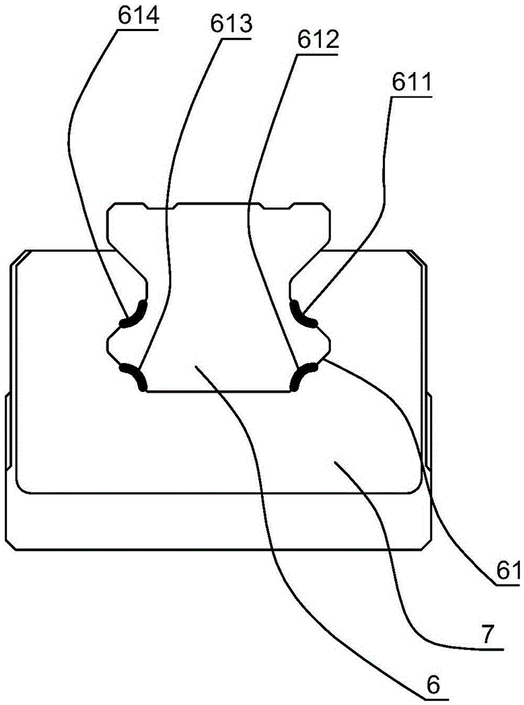 Magnetic levitation type portal crane device