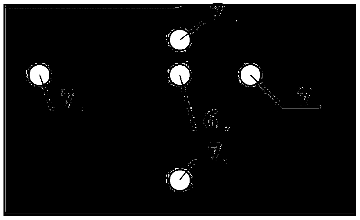 Method of quickly determining effective influence radius of drilling hole