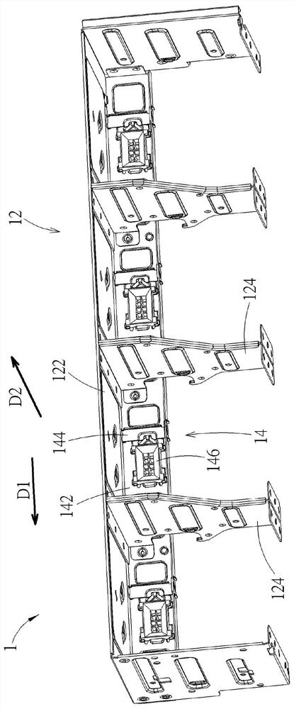 Connector fixing structure and fan fixing frame