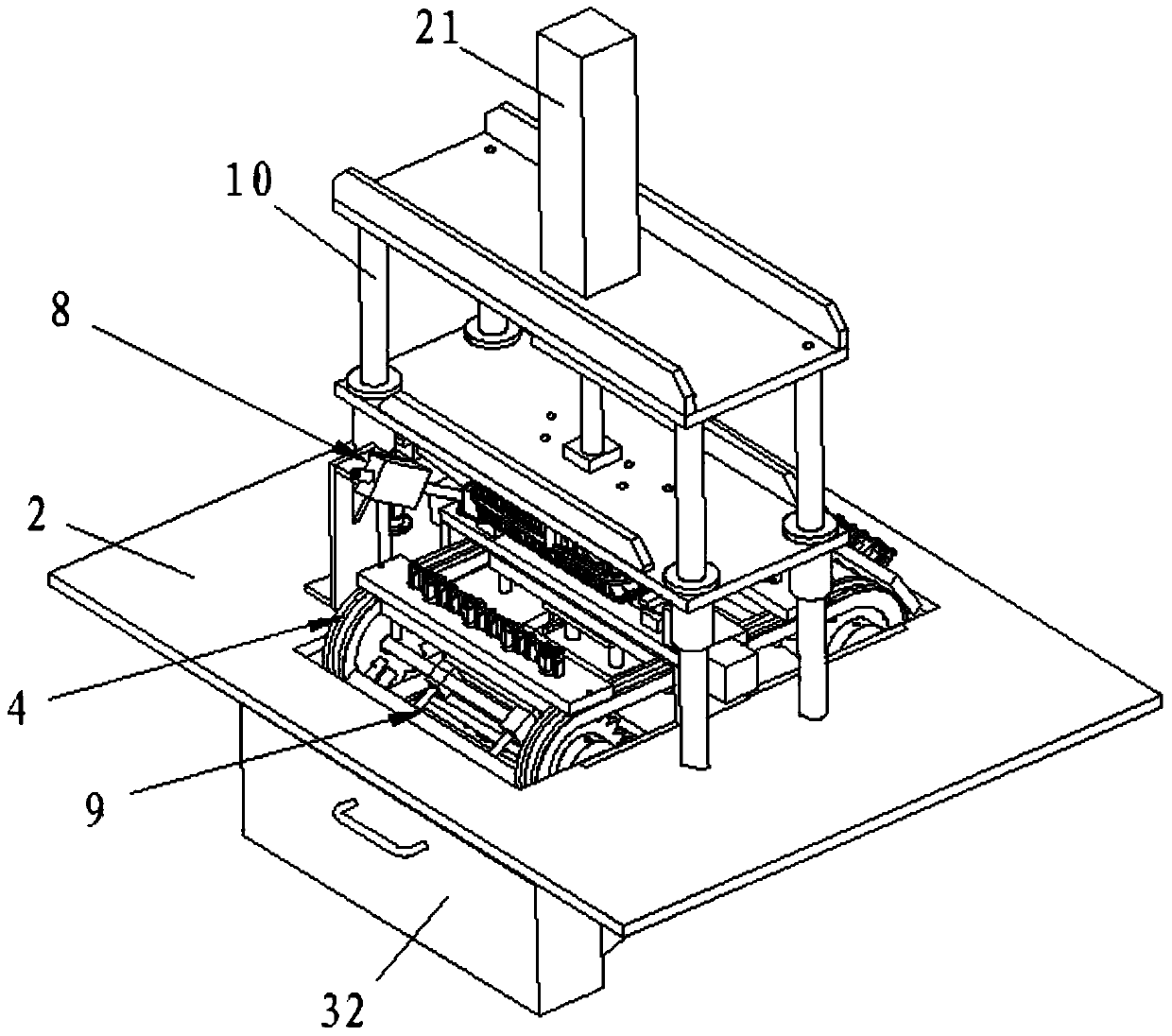 Variable intake manifold vis valve assembly installation device