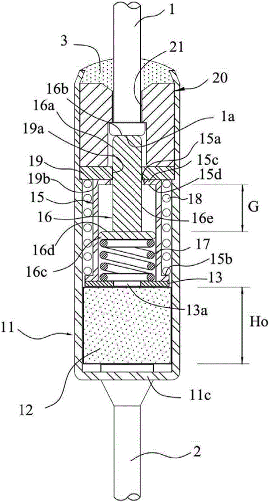 Temperature-sensitive pellet type thermal fuse