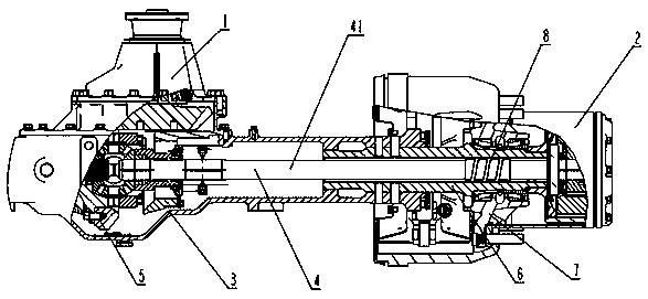 A drive axle half shaft for a vehicle