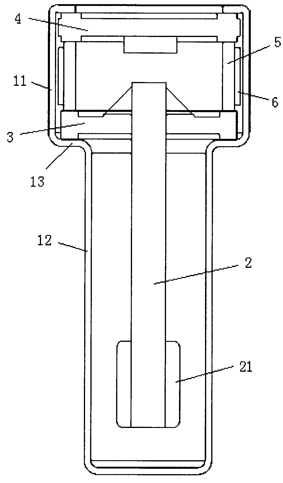 Cylindrical contact-type microphone