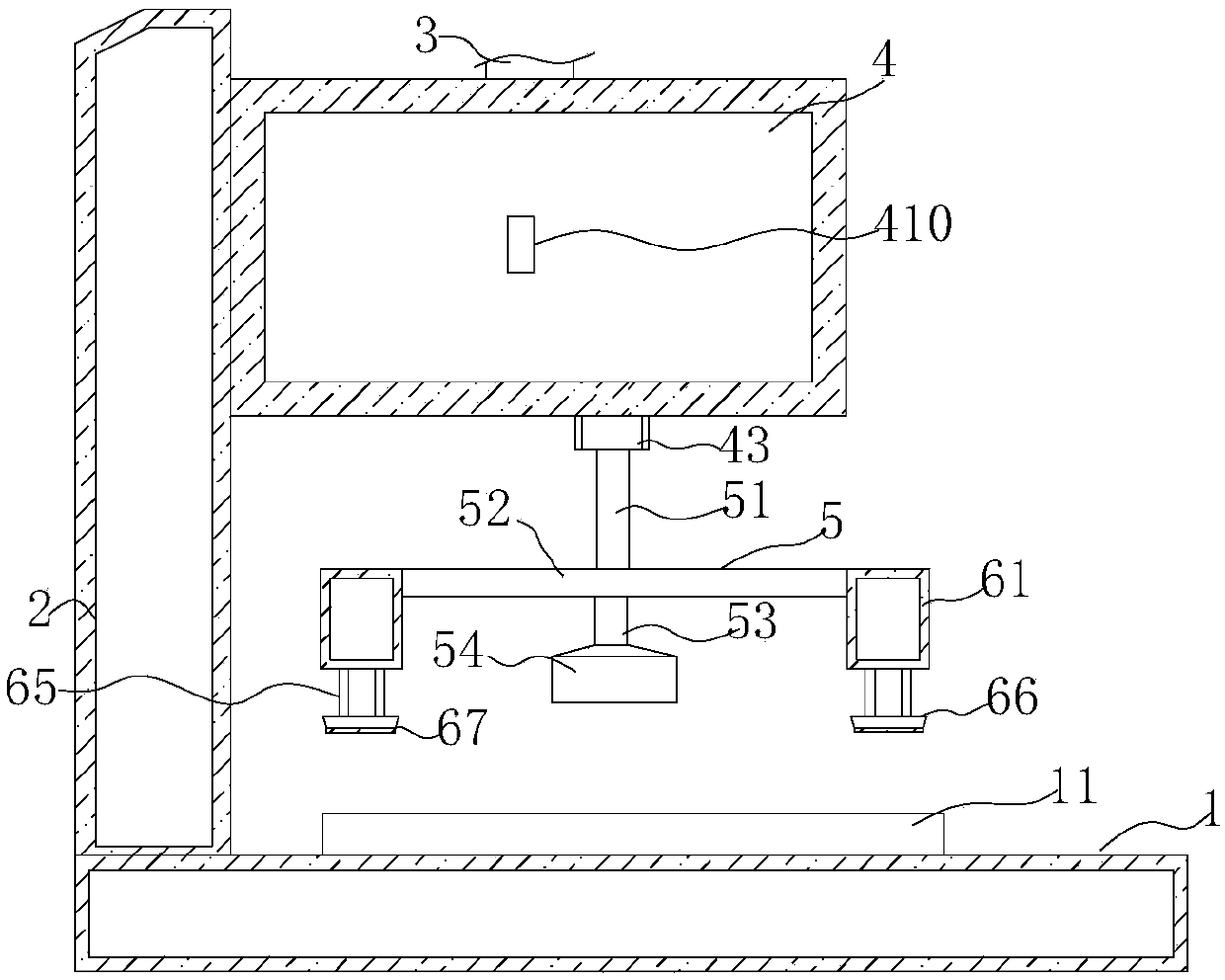 Automatic stamping device for international trade bills