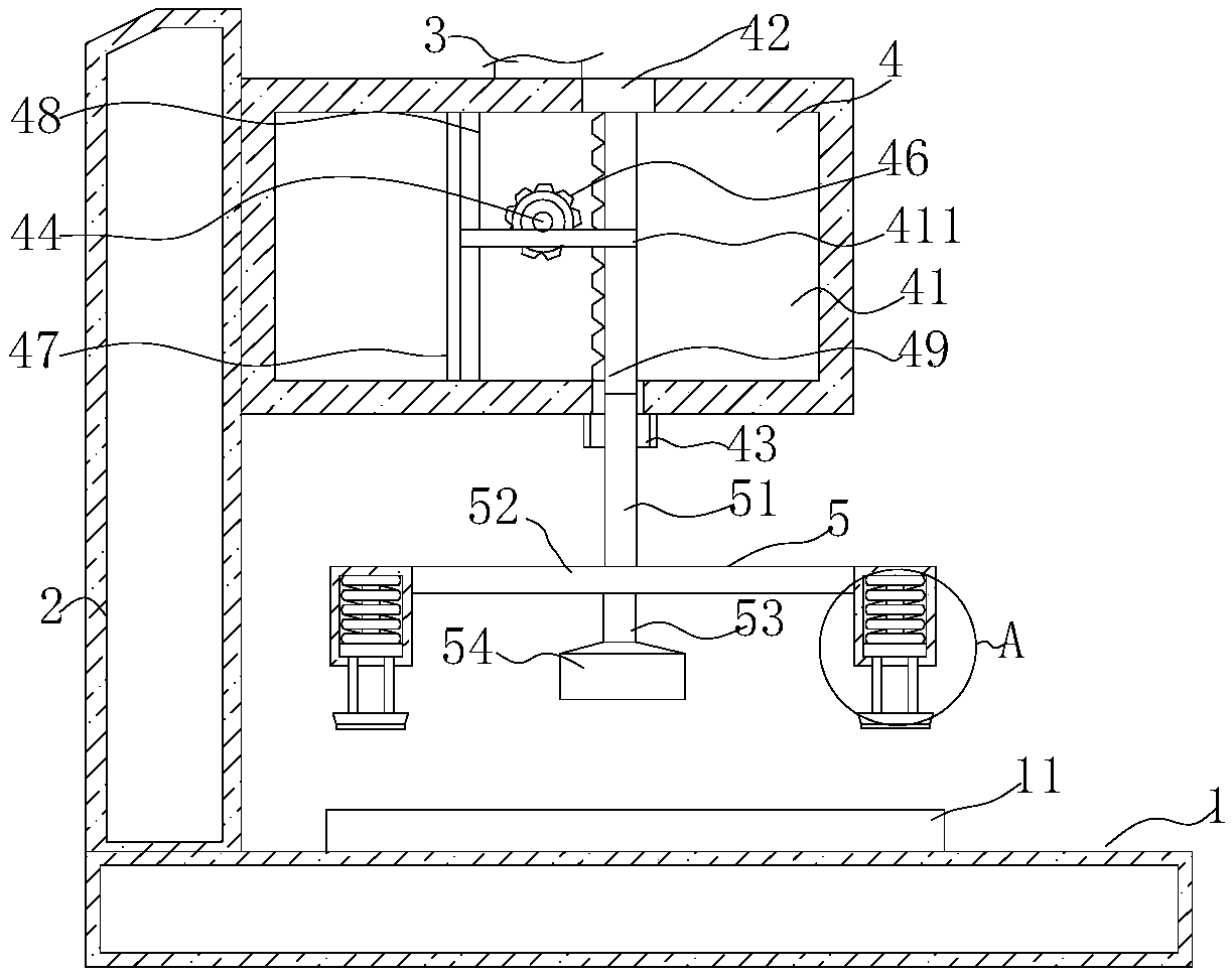 Automatic stamping device for international trade bills