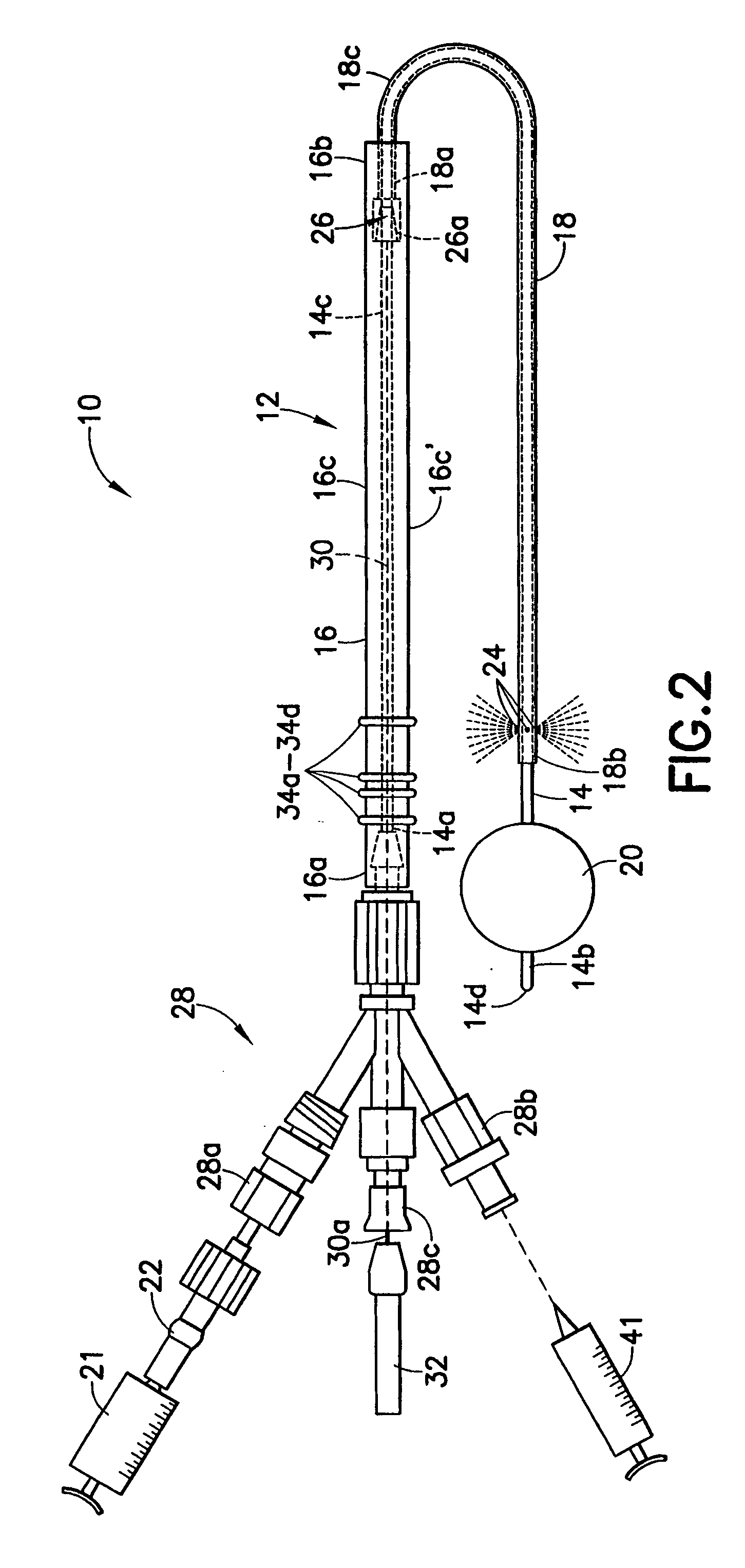 Methods and apparatus for treating the interior of a blood vessel