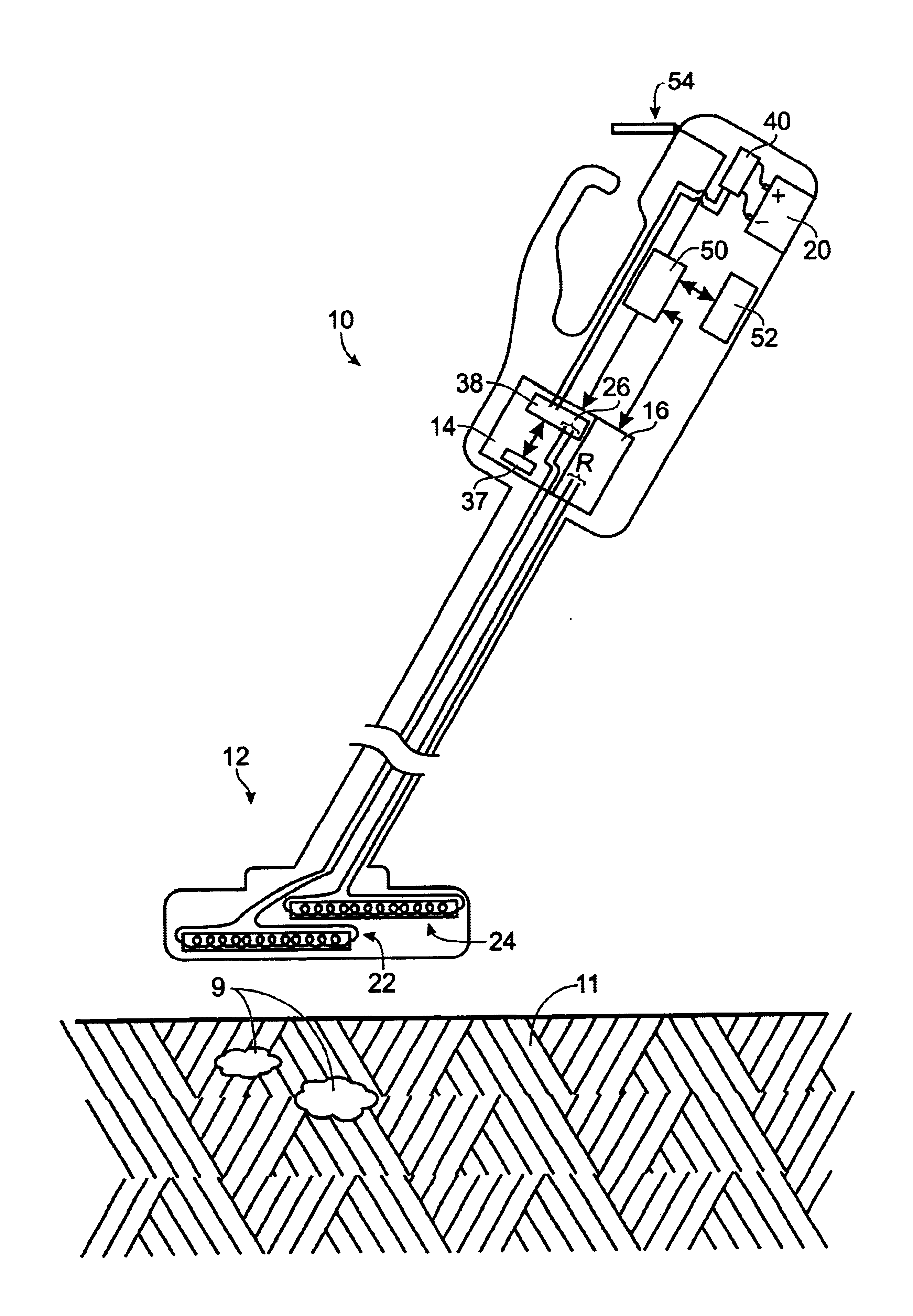 Metal detector employing static discrimination