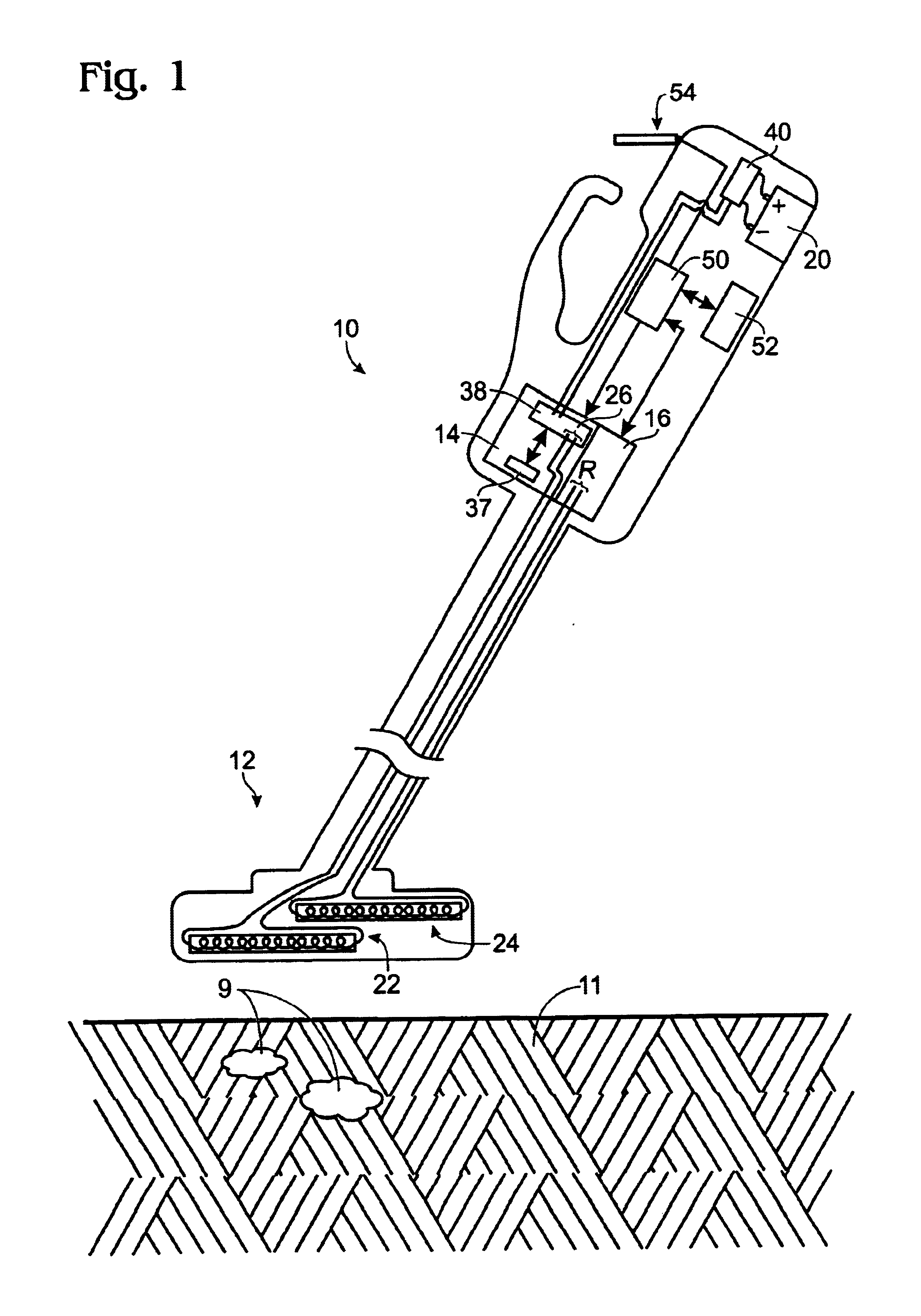 Metal detector employing static discrimination