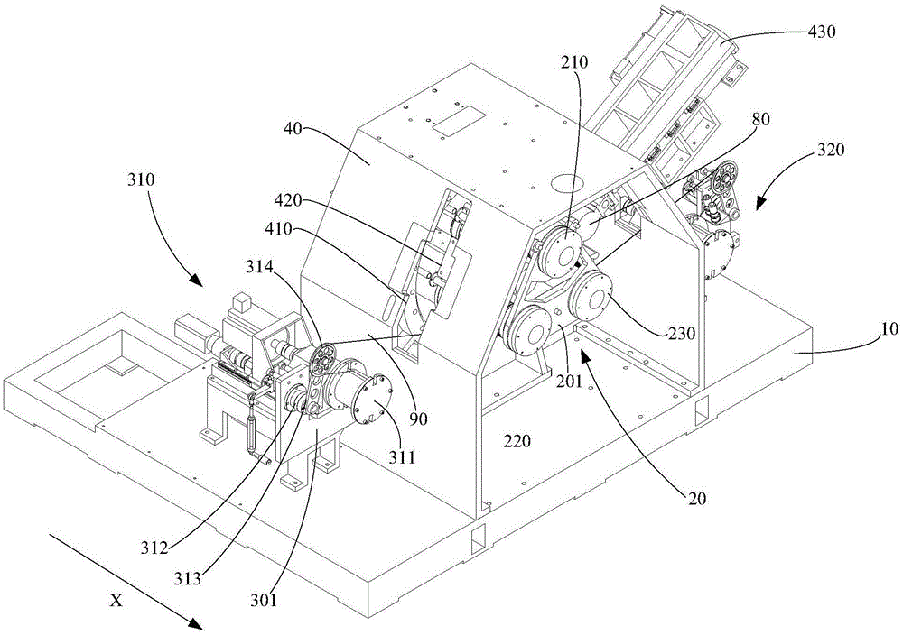 Multiwire cutting equipment and wire mesh tension control mechanism for same