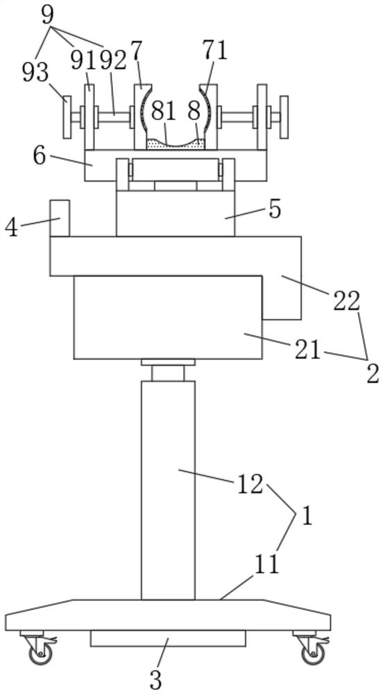 Adjustable bracket for upper limb nursing after mammary gland operation