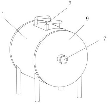 An organic fertilizer drying device and drying method for agricultural production