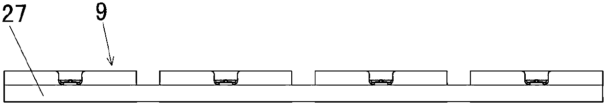 Inhomogeneous field strength plasma waste gas processing apparatus and processing system thereof