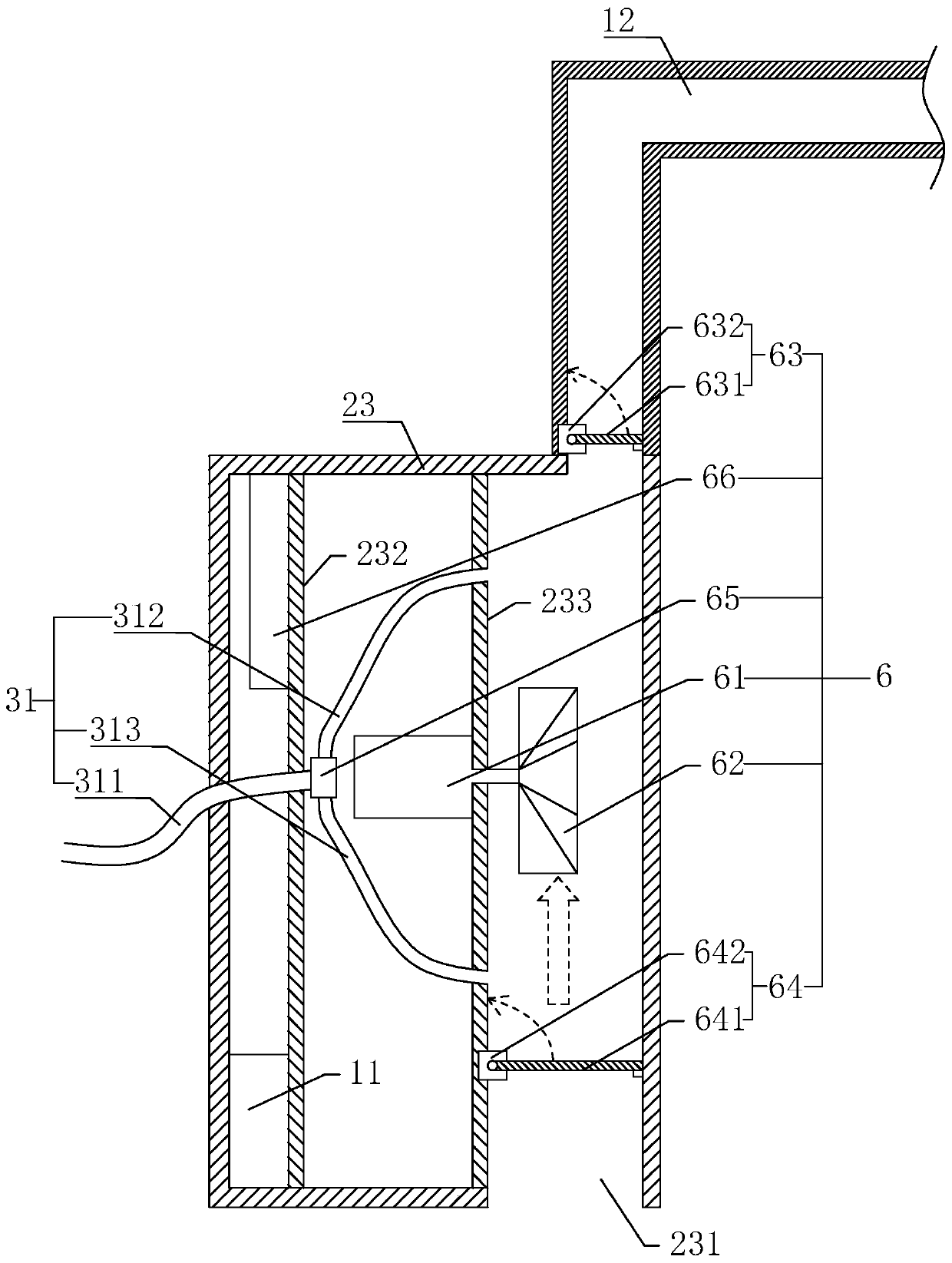 Novel multifunctional electric rapid cleaning trolley for environmental sanitation