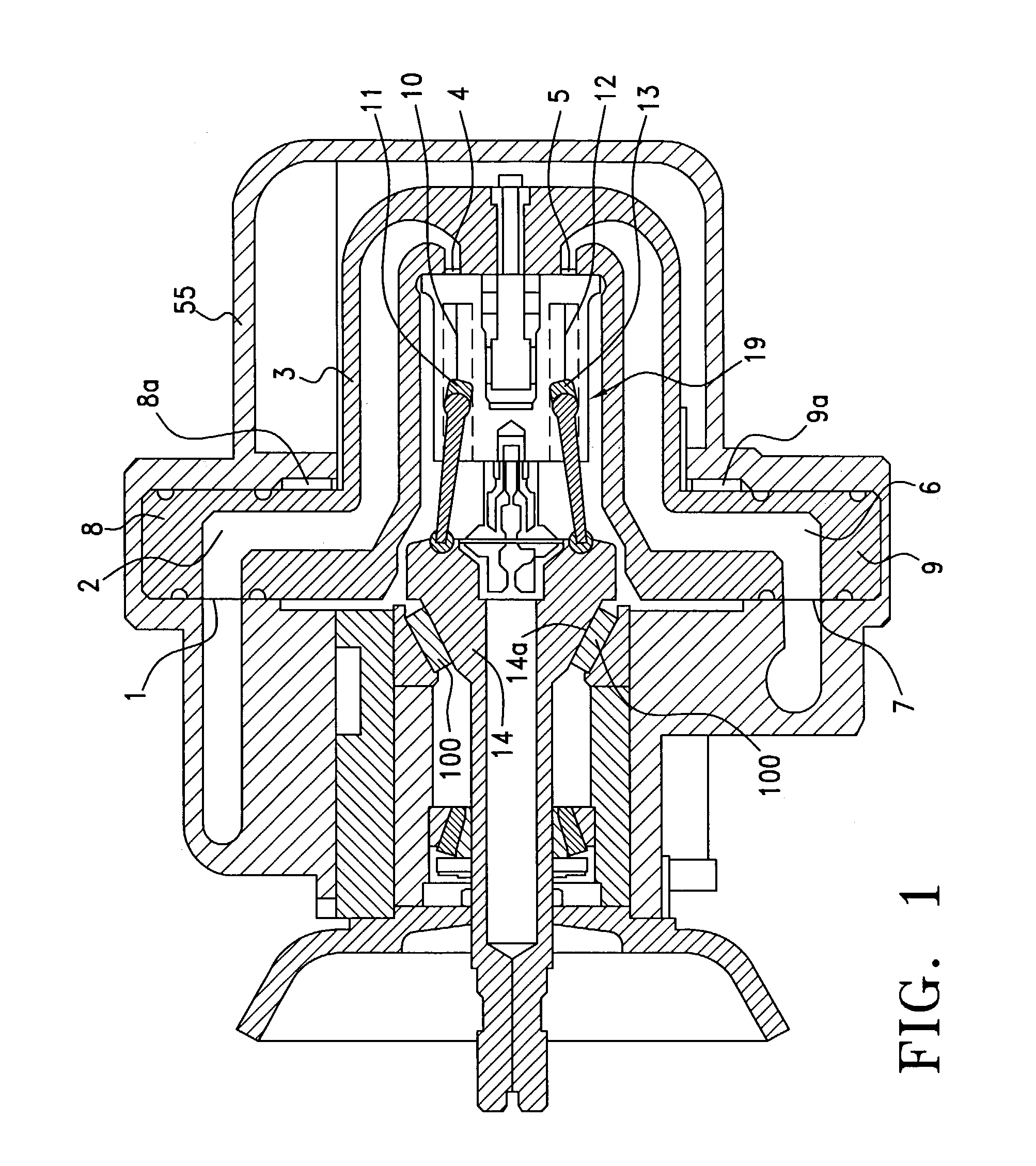 High-efficiency, large angle, variable displacement hydraulic pump/motor