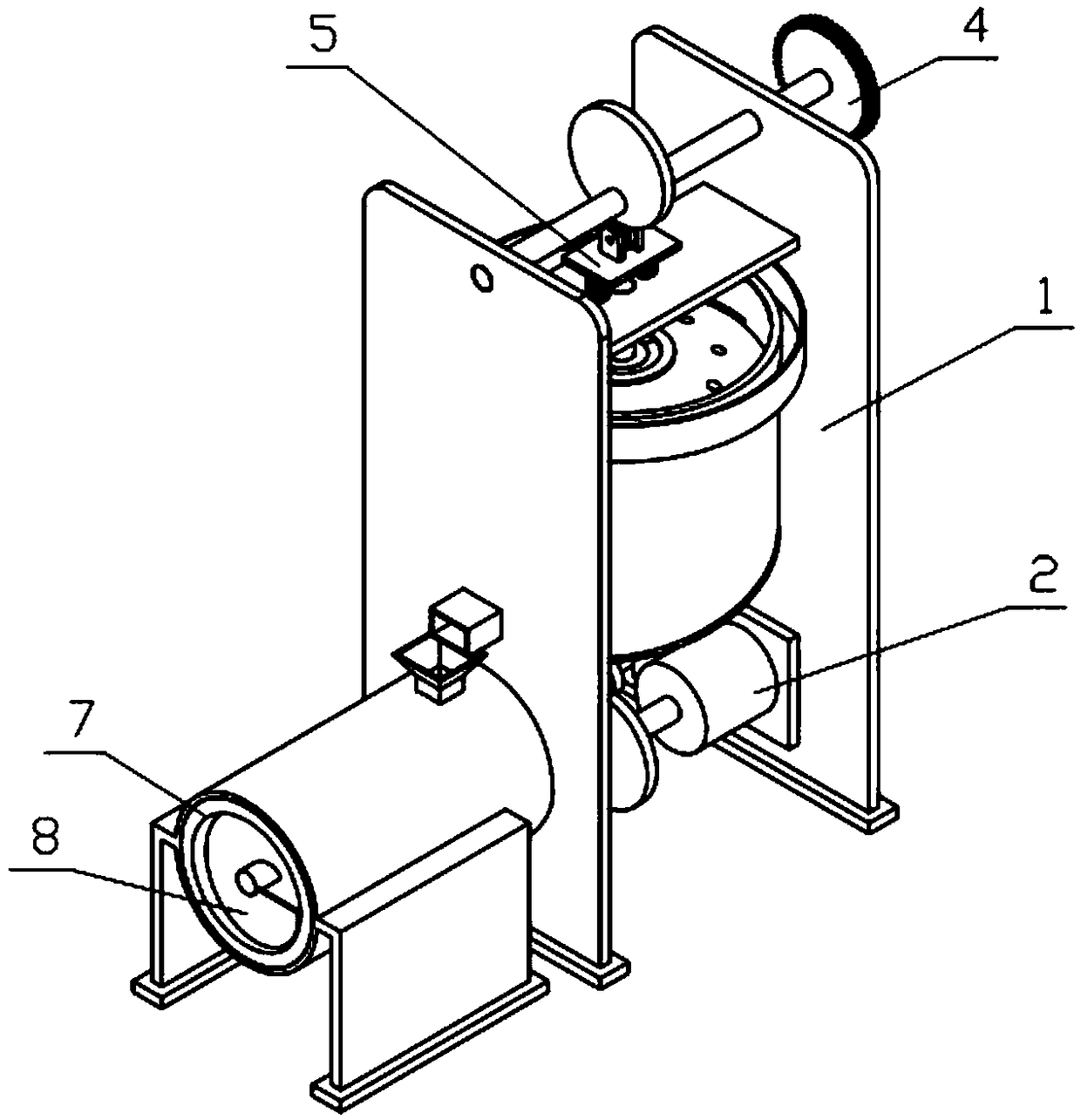 Energy-saving environmental-friendly domestic sewage treatment device