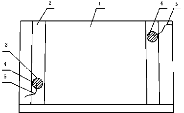 Connecting process of far infrared nano electrothermal film electrode blind holes and wire