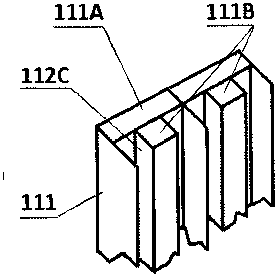 Large-ventilation combined window