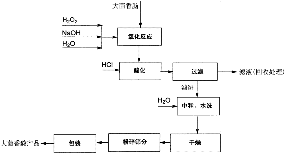 Method for preparing anise acid with anise camphor