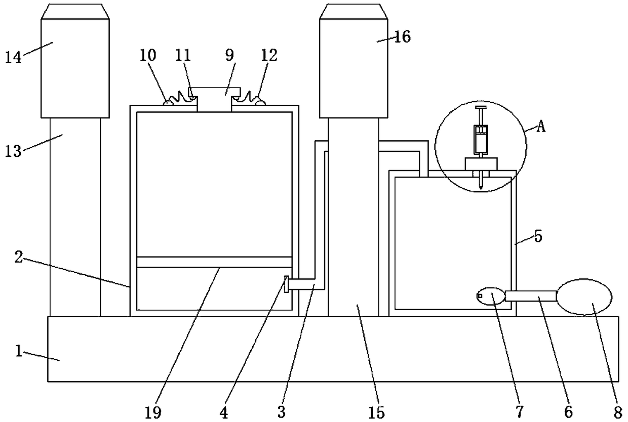 Combustible gas explosion accident simulation experiment device