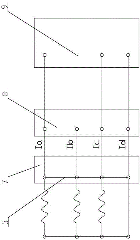 Device for replacing permanent-magnet circuit breaker controller in charged mode