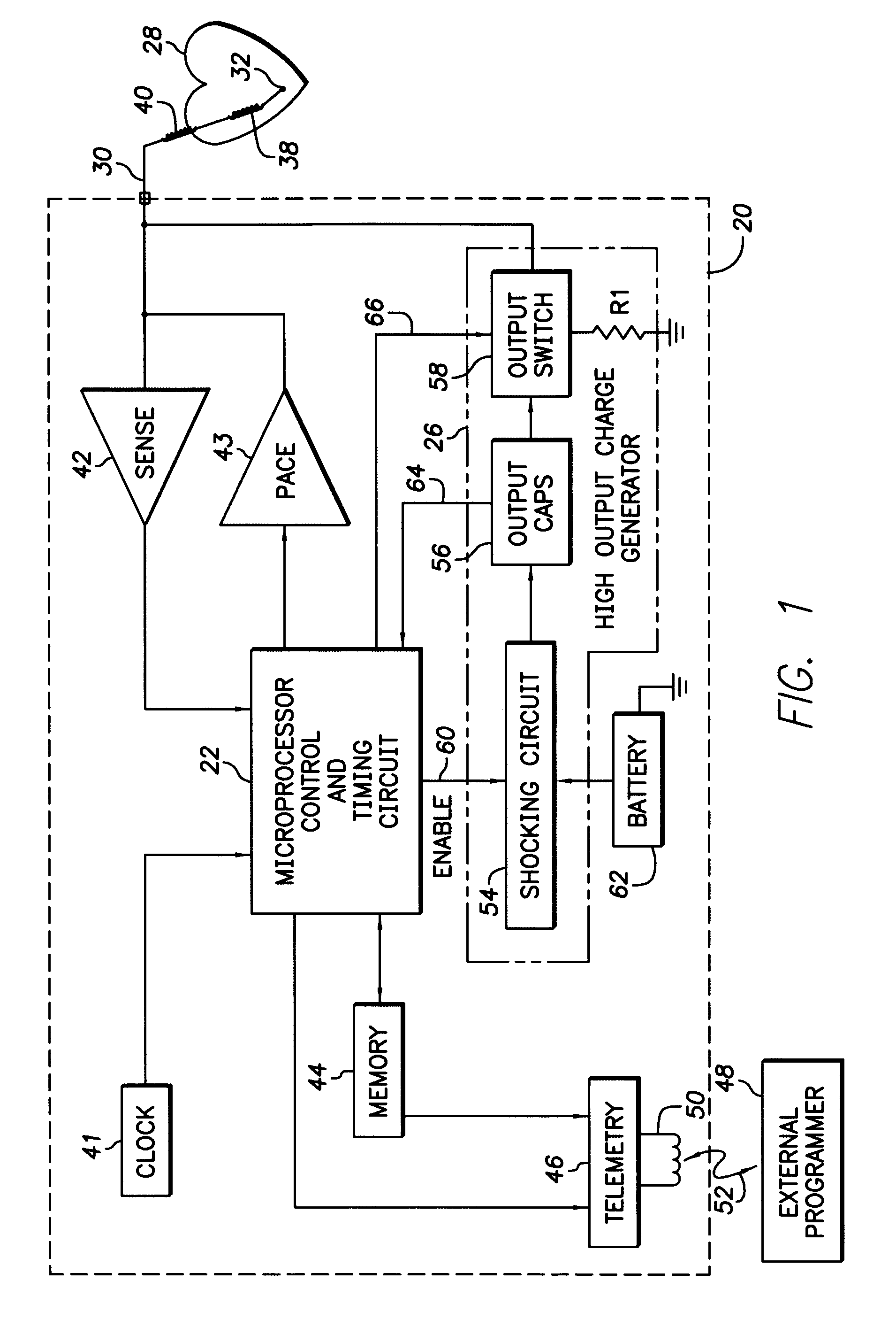 Implantable cardiac stimulation device having autocapture/autothreshold capability