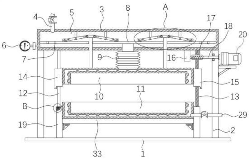 An injection mold structure for high-gloss traceless automotive plastic products