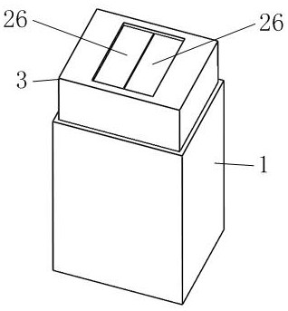 A kind of trash can that prevents children from opening by mistake