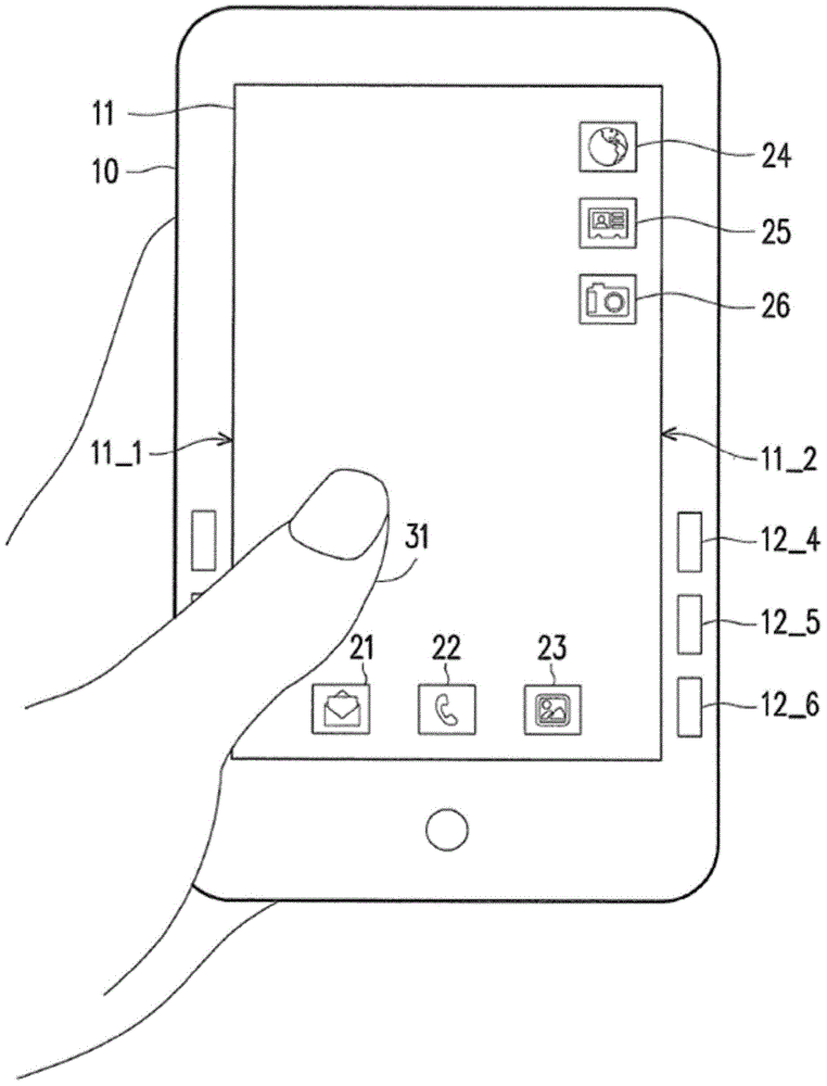 User interface operation method and electronic device